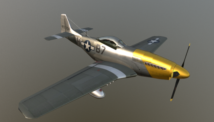 P-51 Mustang 3D model