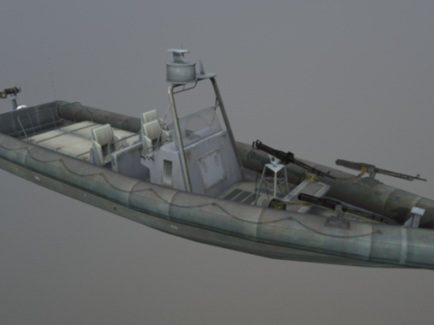 Patrol Boat 3D model