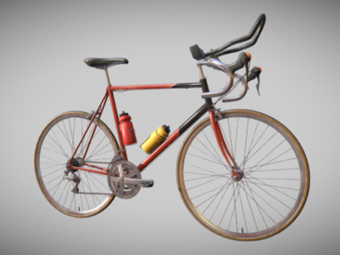 Racing Bicycle 3D model