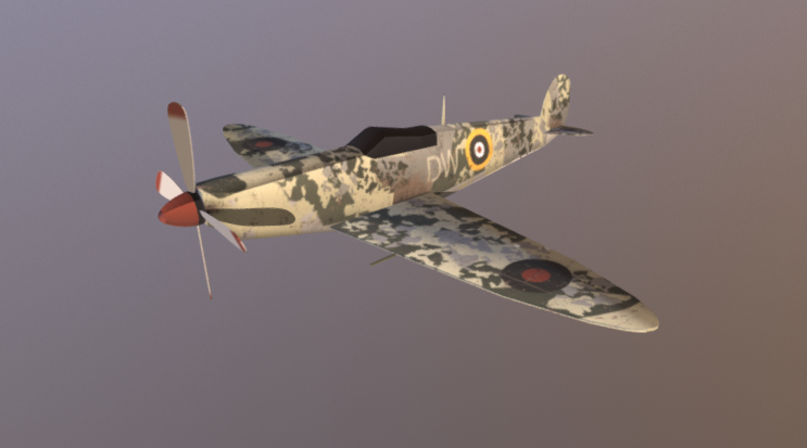 Spitfire 3D model