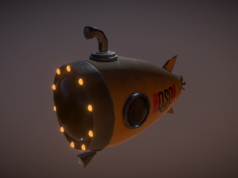 Submarine - Deep Sea Operator 3D model
