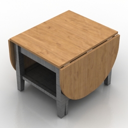 Table IKEA Arkelstrop 3d model