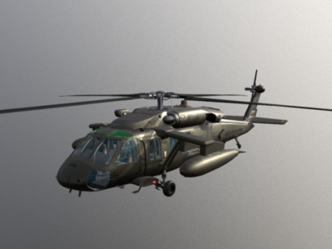 UH-60 Black Hawk 3D model