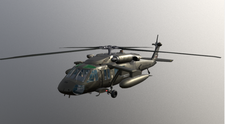 UH-60 Black Hawk 3D model