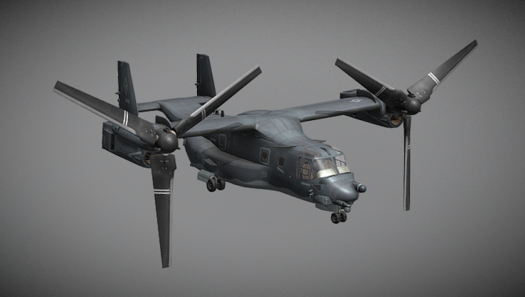 V-22 Osprey 3D model