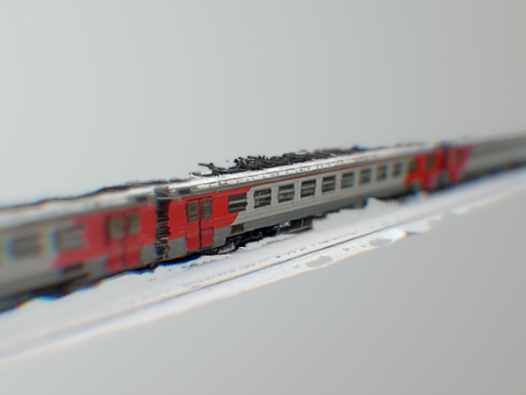 Train 3D model