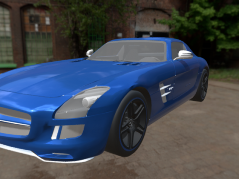 2014 Mercedes-Benz SLS AMG Electric Drive 3D model