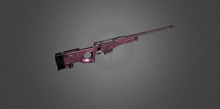 AWM Pink Camo 3D model