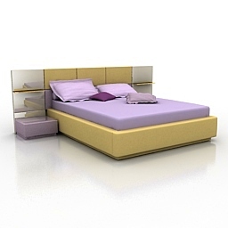 Bed Sicilia 3d model