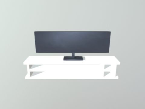 Commode With TV 3D model