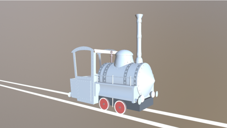 Emma Locomotive 3D model