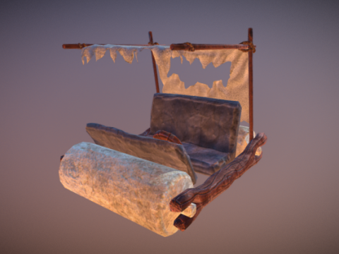 Flinstones Car 3D model