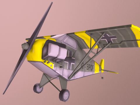 Stylized Airplane: G-BPCF 3D model