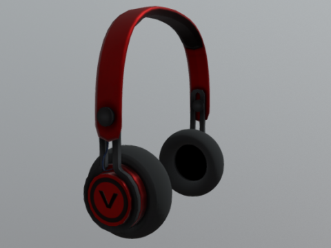 Headphones V 3D model