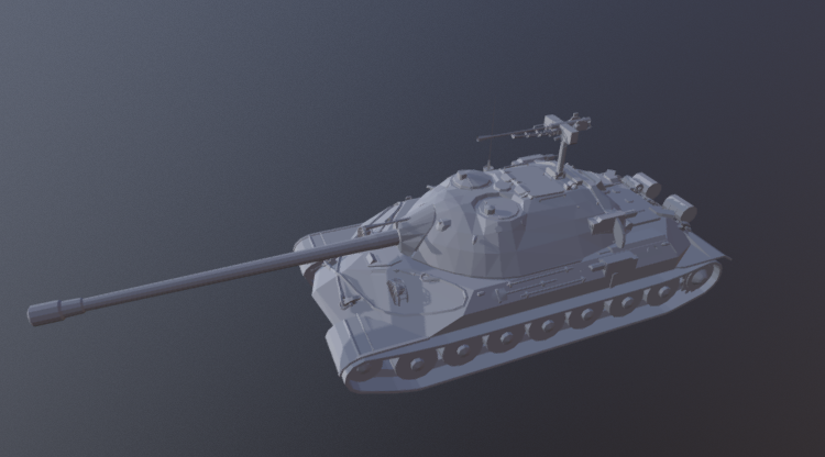 IS7 Tank 3D model