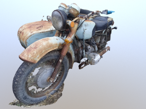 Motorcycle Dnepr 3D model