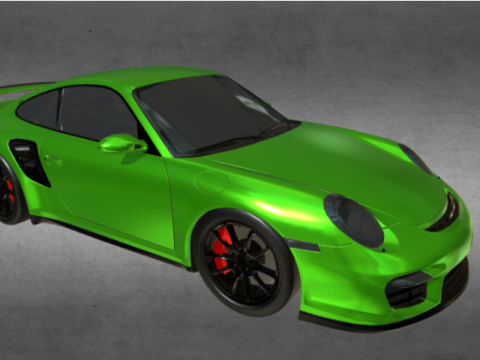 Porsche 911 GT2 3D model