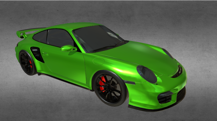 Porsche 911 GT2 3D model