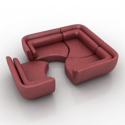 Sofa Puzzle 3d model