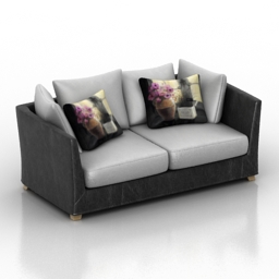 Sofa generic Pushe 3d model
