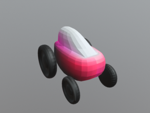 Space Car V1 3D model