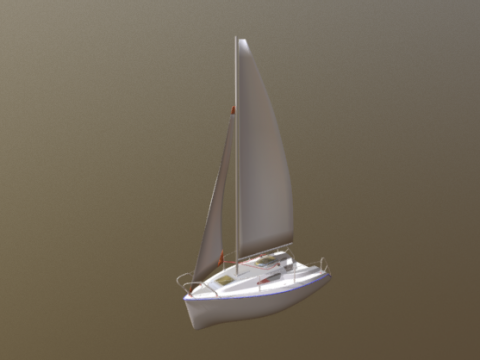 Viko 20 Sailboat 3D model