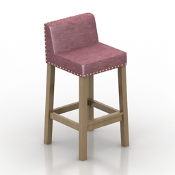 Chair stilton Pushe 3d model