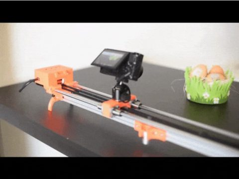 Diy Motorized camera slider 3D model