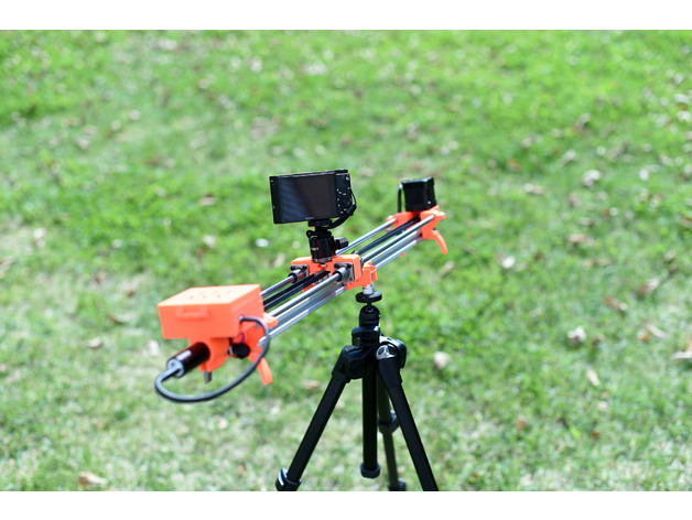 3D Diy Motorized camera slider model