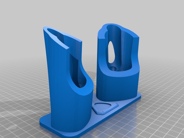 3D Dual HTC Vive Wand Charging Stand model