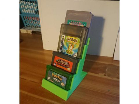 Game Boy Cartridge Display Stand 3D model