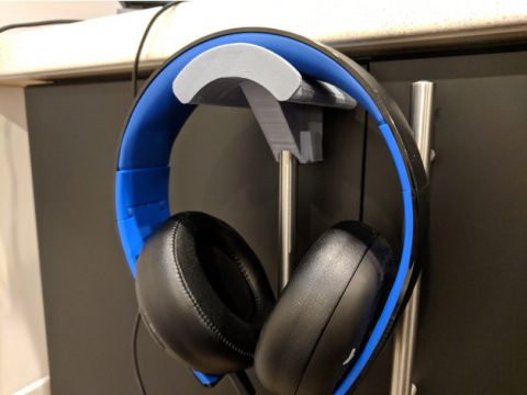 Headphone holder for Ikea Lansa handle 3D model