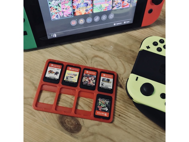 3D Nintendo Switch 8 Games Case model