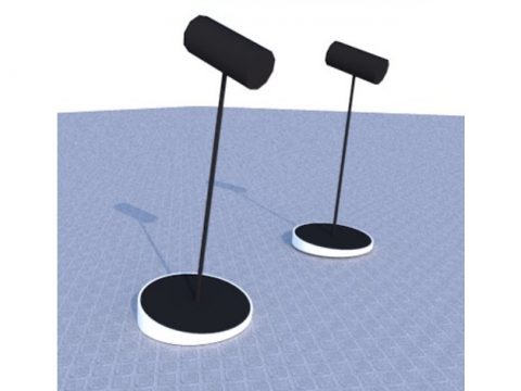 Oculus Rift Sensor Tilt Base/Mount 3D model