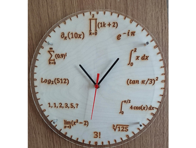 Physics clock 3D modle