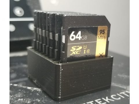 SD Card Holder MINIMALISTIC 3D model