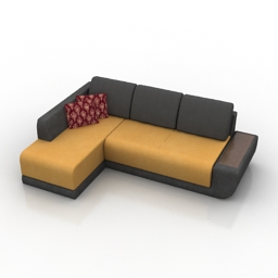Sofa kosta Pushe 3d model download