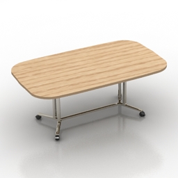 Table HMI Everywhere Oval 3d model