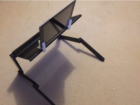 Tablet Holder for Furinno Adjustable Table 3D model