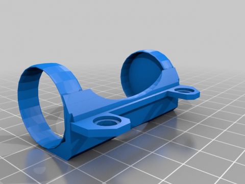 USB Battery mount for longboard 3D model
