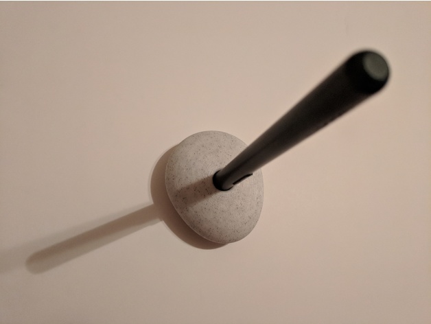 3D Wacom Pen Holder Simple Stone Design model