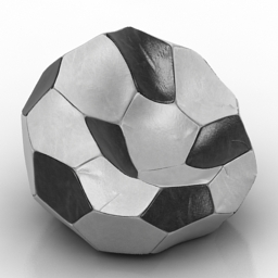 Armchair soccer 3d model