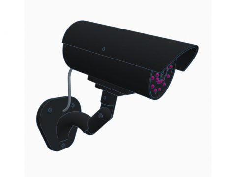 Dummy security camera 3D model
