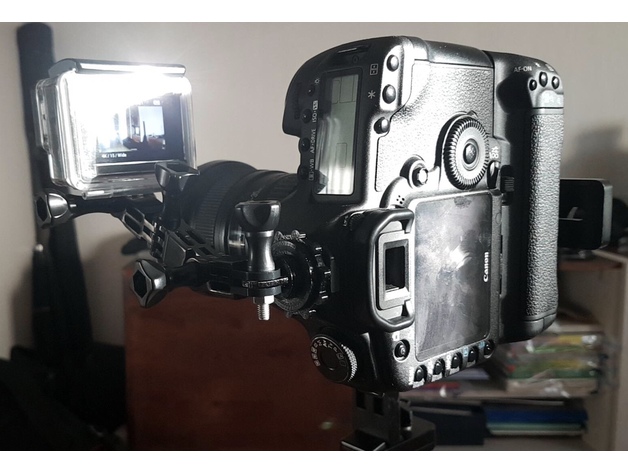 3D GoPro Hotshoe Mount model
