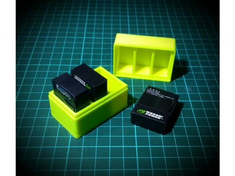 GoPro battery holder 3D model