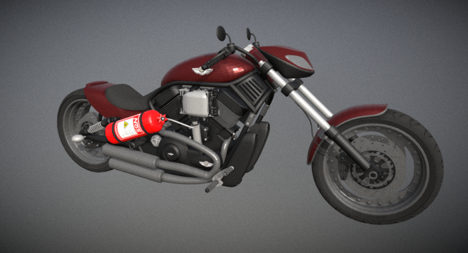 Harley 3D model