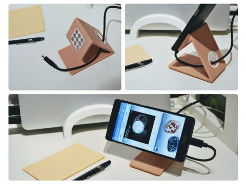 Magnetic phone stand 3D model