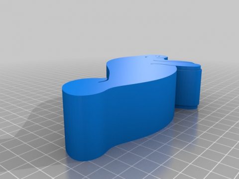 Manatee Cell Phone Holder 3D model