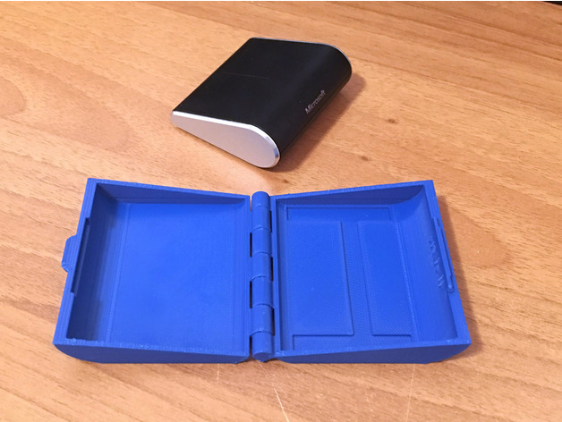 3D Microsoft Wedge Touch Mouse protection box model