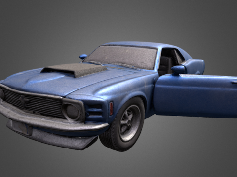 Mustang toy car 3D model